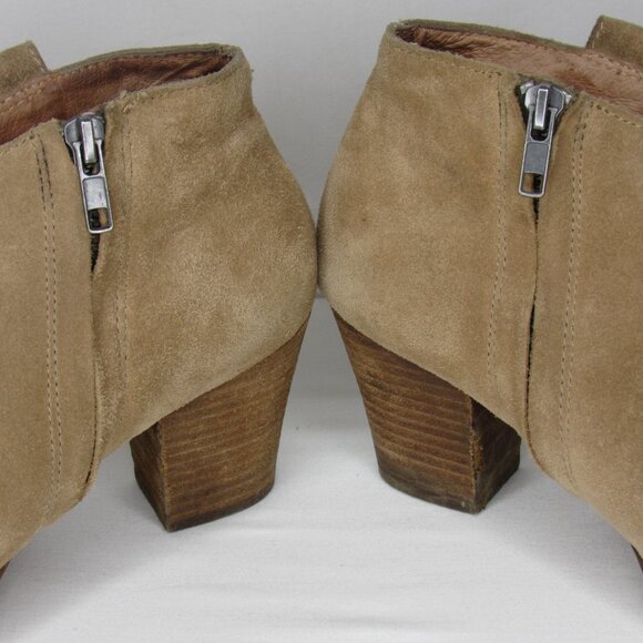 Madewell Tan Suede THE BILLIE BOOT Ankle Bootie Women's 8 - Picture 6 of 12